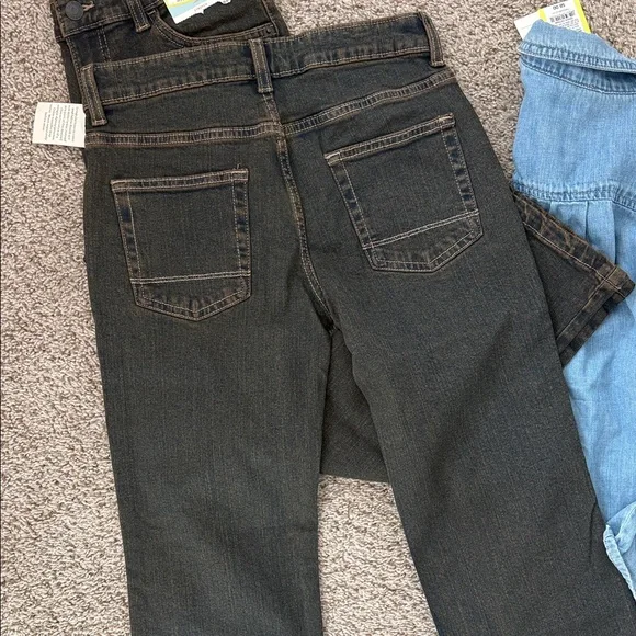 Cat & Jack Sz 10/12 boys bundle- jeans,shirt,swim - Picture 8 of 10